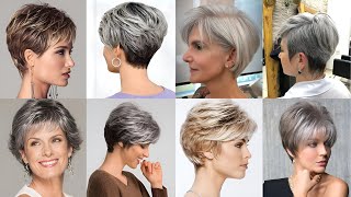 COUPE CHEVEUX 2023 FEMME 30 40 50 ANS  COIFFURE COURTE CARRÉPIXIE TENDANCE  ANNE BLANC [upl. by Nerra468]