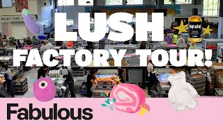 Exclusive  Behind the scenes tour at the Lush Cosmetics factory in Poole Dorset [upl. by Oliy]