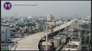 DRONE INSPECTION OF SKYWAY STAGE 3 PROJECT BUILDBUILDBUILD [upl. by Elaynad]