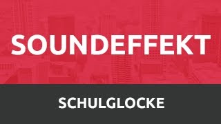 SoundEffekt  Schulglocke • School Bell HD [upl. by Ezzo]