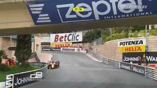 GP2 2010 Monaco Dani Clos Unfall [upl. by Gaspard507]