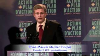 PM Stephen Harper defends human trafficking bill [upl. by Barron]