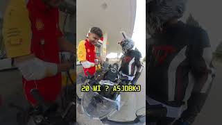 BENZİN 5 TL 😅 bunnyfantastic moto motovlog kocaeli rabbit vlog motorcycle bunny benzin oil [upl. by Erminie]