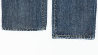 How to Hem Jeans While Keeping Original Hem [upl. by Iams]