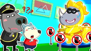 Do Not Touch Stranger Danger In the Museum  Compilation of Kids Safety Rules 🤩Wolfoo Kids Cartoon [upl. by Hemphill265]