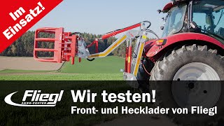 Frontlader  Hecklader „Variantquot im Einsatz  Fliegl Agro Center [upl. by Alleuqahs58]