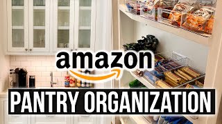 Pantry Organization Ideas and Amazon Kitchen Must Haves [upl. by Ecinahs]