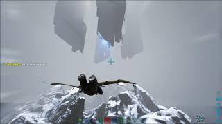 WING SUIT GLIDING ACROSS THE ENTIRE MAP Ark Survival Evolved [upl. by Ahsuat]