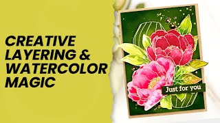 Creative Layering and Watercolor Magic Elevate Your Cards [upl. by Neesay571]