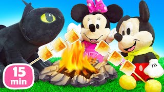 Nuevo amigo Las aventuras de Mickey Mouse Familia de peluches [upl. by Gerc]