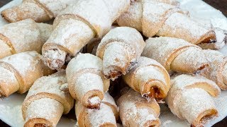 Eles derretem na sua boca A a receita dos mais deliciosos croissants com geleia  Gostosotv [upl. by Eidur]