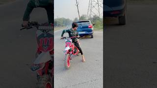 Munnu or Puru ne ki Bike se Tug of War comedy dragrace youtubeshorts shorts shortsfeed [upl. by Gnex]