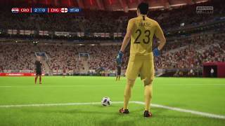 World Cup 2018 Croatia vs England  Semi Finals 2018 Full Match Sim FIFA 18 [upl. by Niotna]