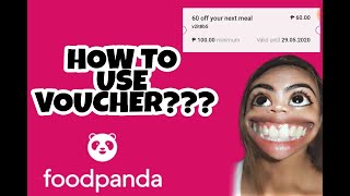 HOW TO USE VOUCHER IN FOOD PANDA  Beginners guide voucher foodpanda foodpandavouchertutorial [upl. by Kaspar]