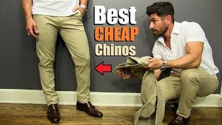 Testing Budget Friendly Chino Brands To Find The BEST All Under 50  Style Safari VLOG [upl. by Dranrev568]