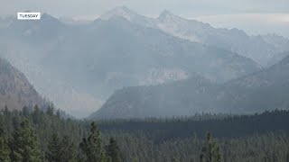 Sawtooth Lodge misses out on peak tourism season because of the Wapiti Fire [upl. by Haorbed]