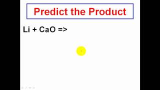 Solving Chemical Reactions  Predicting the Products  CLEAR amp SIMPLE CHEMISTRY [upl. by Shwalb]