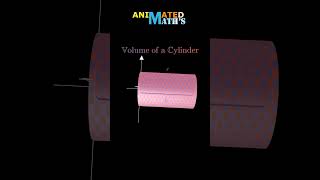 DERIVATION quotVolume of a Cylinderquot shorts [upl. by Ecal]