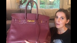 Hermes Birkin 35cm review [upl. by Yellat]