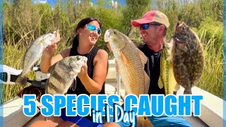 DockSide TV We Caught 5 Species of Fish in One Canal [upl. by Lanrev]