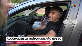 Controles de alcoholemia en Año Nuevo  El noticiero de la gente [upl. by Jr]