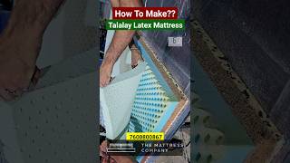 How Talalay Latex Mattress Made in Factory shorts talalaylatex latexmattress themattresscompany [upl. by Megen]