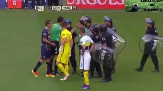 Boca vs Rosario Central PELEA BRUTAL Expulsión de Teo Gutiérrez y Centurión [upl. by Ania]