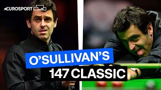 Ronnie OSullivan knocks in brilliant 147 at the English Open 2018  147 Classic  Eurosport Snooker [upl. by Akkeber]