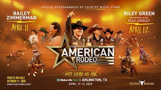 Music Lineup for the 2025 American Rodeo Championship Weekend [upl. by Schaeffer]