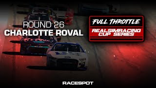 Full Throttle RealSimRacing Cup Series on iRacing  Round 26  Charlotte Roval [upl. by Avrenim879]