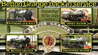 Grange Manor Hall Weekend at the West Somerset Railway 27th July 2024 [upl. by Valery978]