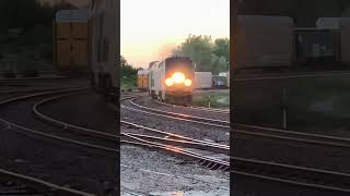 Amtrak’s Texas Eagle Picking Up Speed Coming Out of St Louis Amtrak [upl. by Anitselec442]