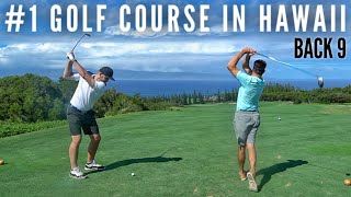 Playing the 1 Golf Course in Hawaii  Part 2  The Plantation Course [upl. by Pepita24]