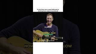 HOW COLDPLAY  YELLOW WAS PRODUCED coldplay chrismartin yellow [upl. by Asilrak]