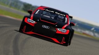 Audi RS3 LMS 2017 Test [upl. by Perl]