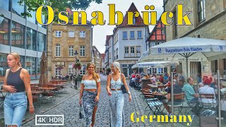 Do you want to visit the famous beautiful city Osnabrück in Germany see a walking tour 4K HDR [upl. by Trub]