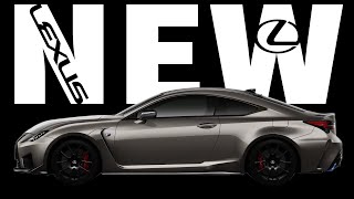 Lexus debuts TWO special editions for the 2024 RC F  Last chance at V8 [upl. by Whiney400]