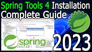 How to install Spring Tool Suite STS on Windows 1011  2023 Update  Spring Boot Framework [upl. by Eadahc905]