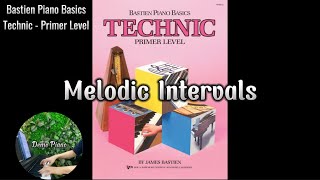 Melodic Intervals P14  Bastien Piano Basics Technic Primer Level [upl. by Brianna436]