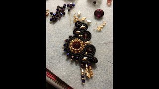 DIY  Orecchini Soutache SOLE DINVERNO [upl. by Llorrad585]