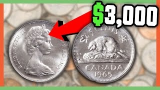 RARE CANADIAN NICKELS WORTH MONEY  VALUABLE NICKEL VARIETIES IN POCKET CHANGE [upl. by Christabel]