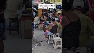 Ponto dos mototÃ¡xi na cidade de passira shorts [upl. by Absalom]