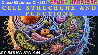 CELL STRUCTURE AND FUNCTIONS  NCERT  CBSE 202425  BY REKHA MA’AM [upl. by Popele47]