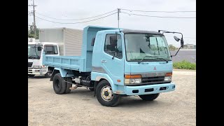 1992 model Mitsubishi Fuso Fighter dumper 6D17 Engine [upl. by Yenterb232]