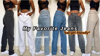 My favourite jeans  tryon tall girl friendly [upl. by Enahc]