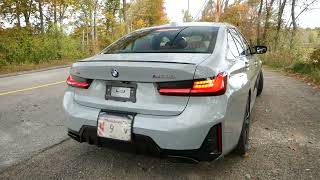 2023 BMW M340i LCI M Performance Exhaust [upl. by Auod]