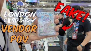 We Got SCAMMED at Londons BIGGEST Card Show Vendor POV [upl. by Gilly]