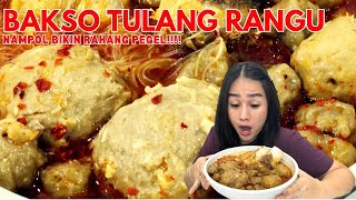 BAKSO PEDAS TULANG RANGU URAT DAN MERCON ASLI ENAK BANGET [upl. by Eberly]