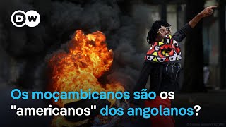 Protestos Os moçambicanos são os quotamericanosquot dos angolanos [upl. by Emarie193]