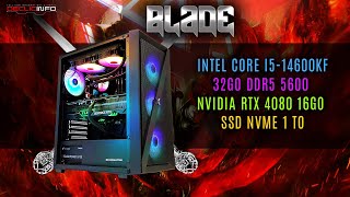 DECLICINFOcom  CONFIG BLADE RTX4080 et I514600KF 102023 [upl. by Efren144]